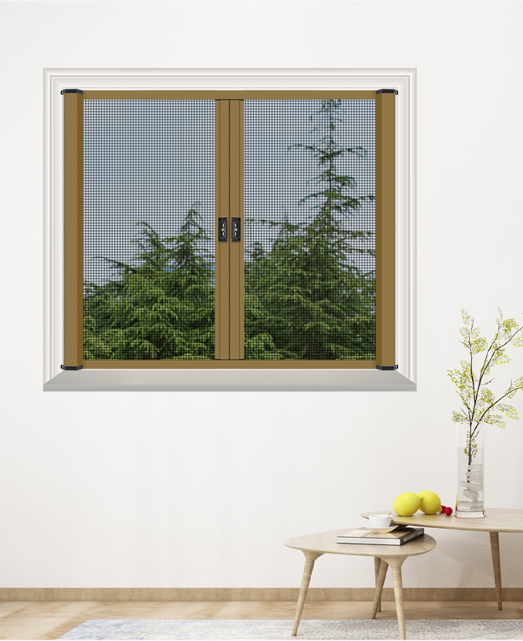 可拆洗隐形纱窗卷筒式上下拉推拉伸缩高透防蚊回卷纱窗网自装定制(图17)