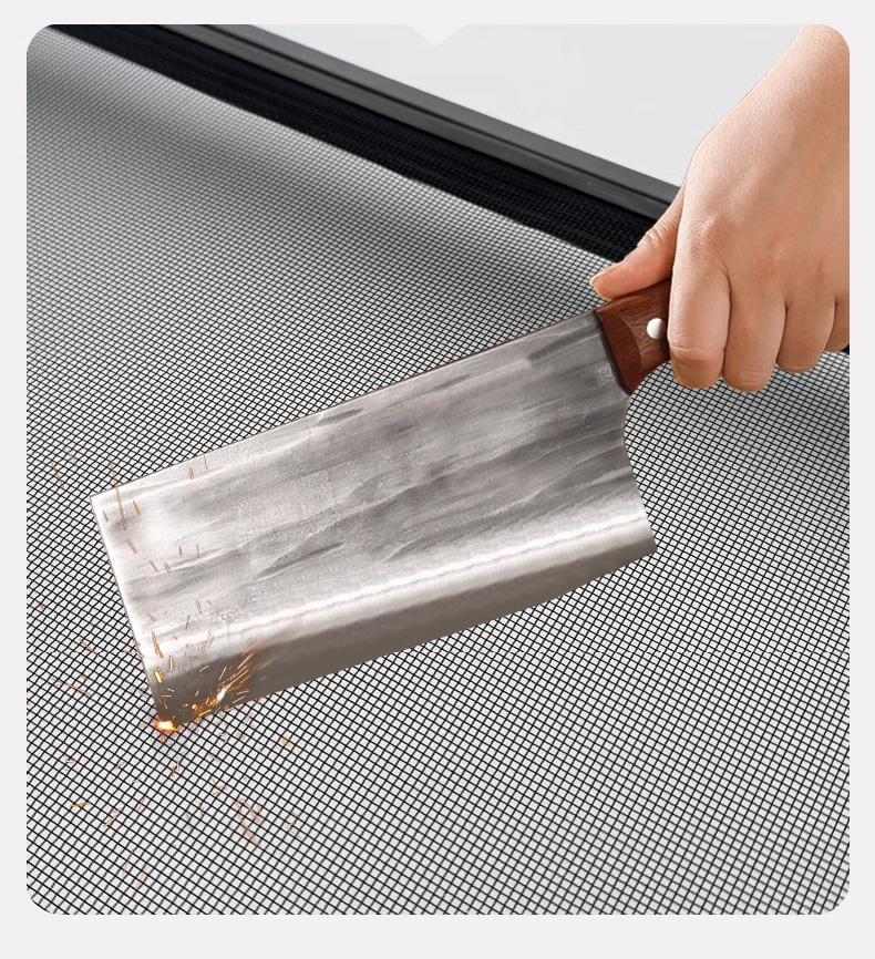 成品纱窗可推拉式防盗防蚊网平移沙窗不锈钢窗框铝合金定制金刚网(图9)