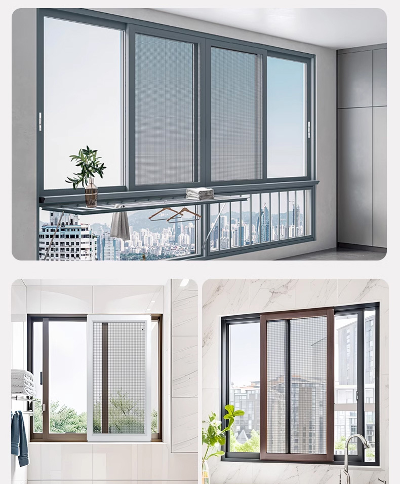 成品纱窗可推拉式防盗防蚊网平移沙窗不锈钢窗框铝合金定制金刚网(图13)