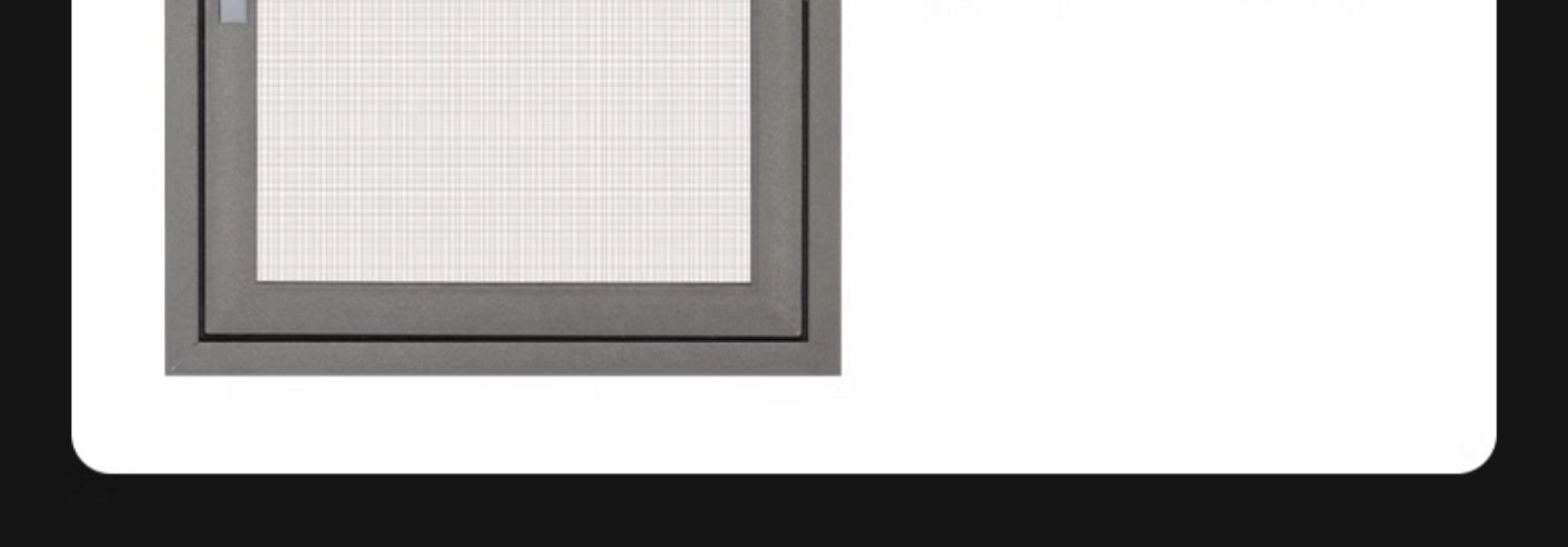 内开窗高透金刚网纱窗免打孔自装防盗防护平开窗户儿童锁防蚊纱窗(图6)