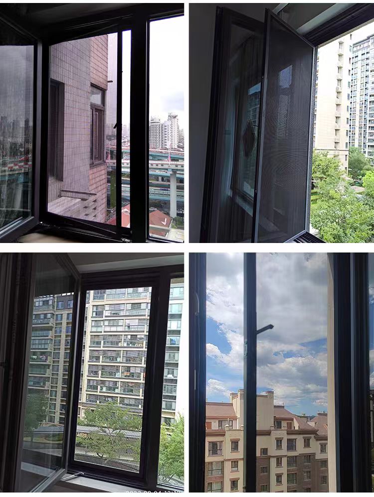 苏州无锡昆山常熟太仓小内开金刚网纱窗防护防盗一体纱网窗(图16)