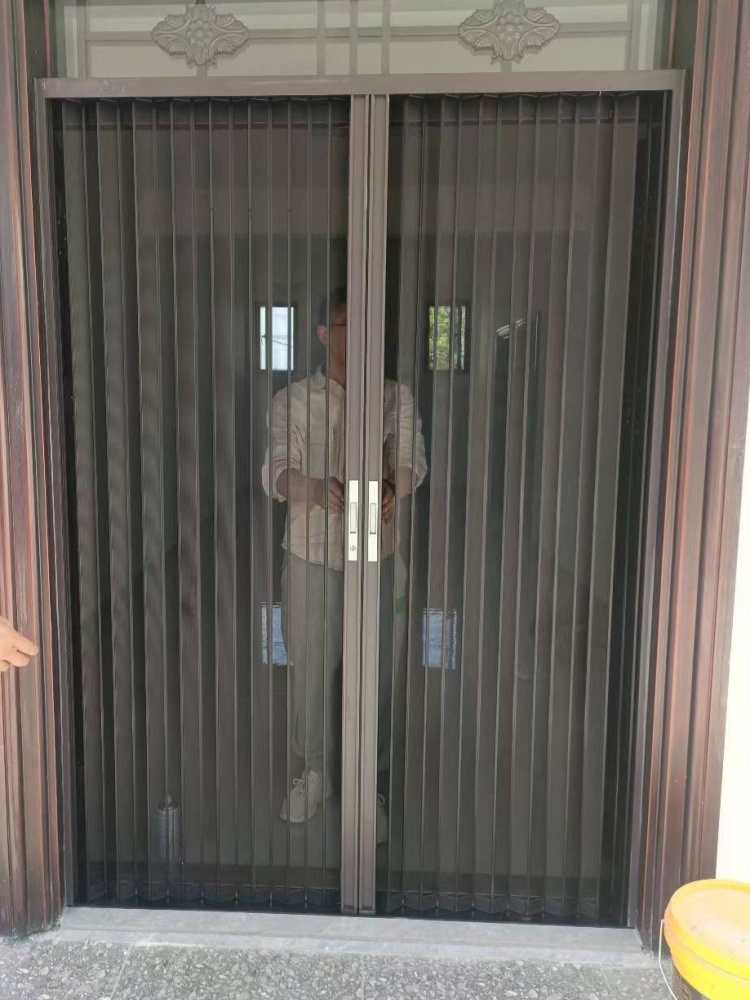 苏州定制隐形金刚网纱窗纱门外开窗两推三推内开窗框中框平移窗(图14)