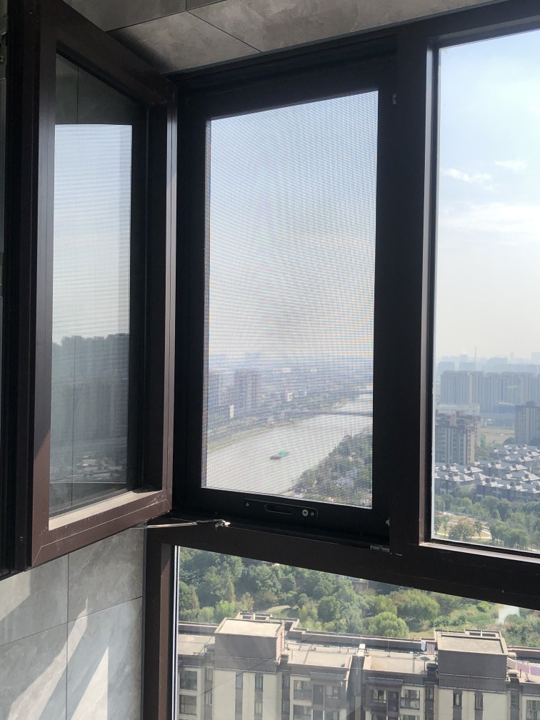 苏州定制隐形金刚网纱窗纱门外开窗两推三推内开窗框中框平移窗(图10)