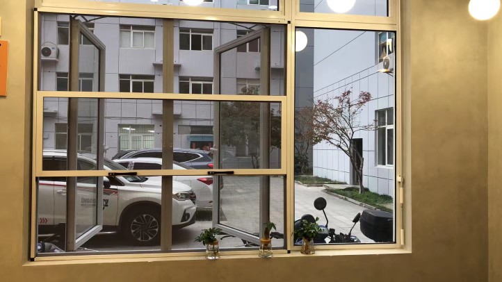 苏州定制隐形金刚网纱窗纱门外开窗两推三推内开窗框中框平移窗(图11)