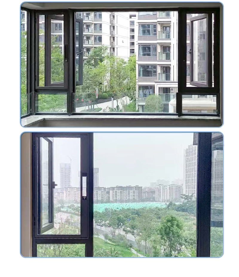 口袋纱窗网自装防盗外开窗带锁防蚊高透网平开窗可拆卸金刚网纱窗(图18)