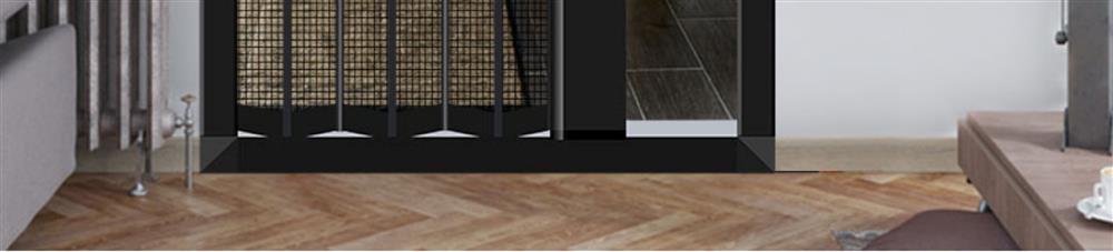 金刚网折叠推拉纱门家用加厚伸缩门隐形带防盗锁折叠铝合金门定制(图11)