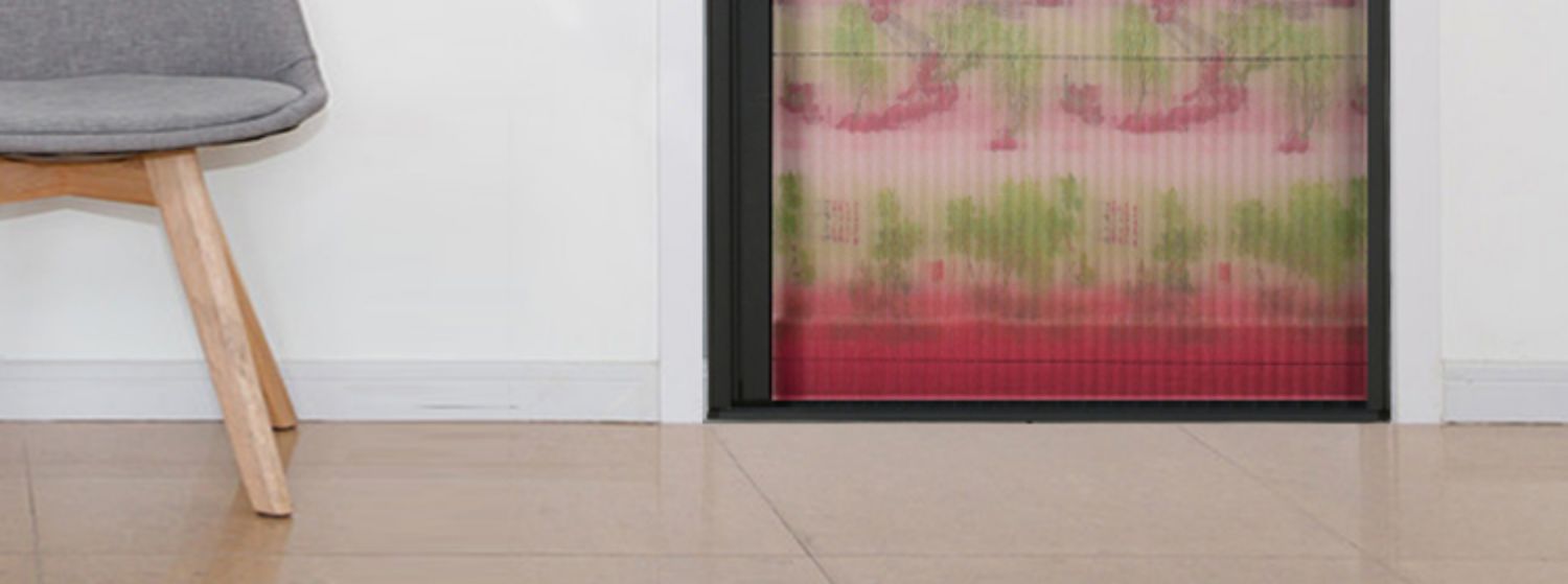 加厚铝合金隐形折叠纱门免打孔推拉式伸缩沙窗刚网门帘防蚊虫家用(图25)