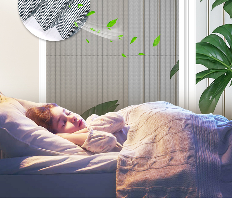 折叠纱门推拉式隐形防蚊门帘家用入户门铝合金无轨伸缩沙门纱窗门(图21)