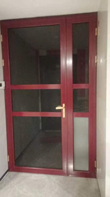 金刚网纱门平开铝合金不锈钢防鼠防蚊高清厂家定制入户大门单开锁(图21)