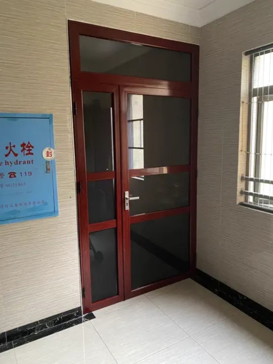 金刚网纱门纱窗平开带锁铝合金不锈钢防蚊防鼠古铜色定制上门高清(图21)