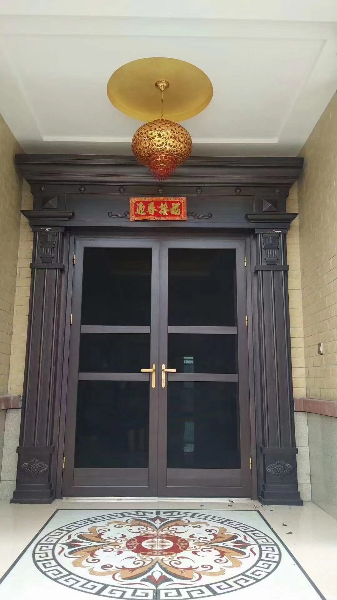 定制铝合金平开防蚊防鼠防盗锁入户纱门 304高清金刚网磁吸自动门(图10)