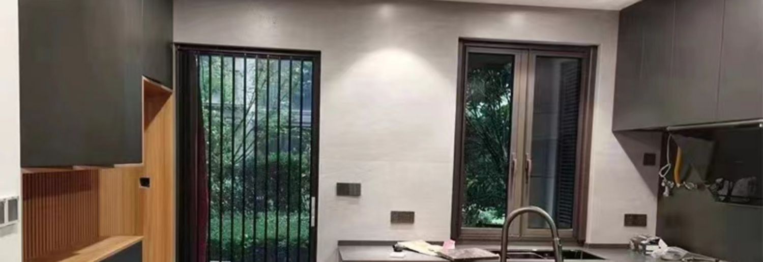 金刚网折叠纱门大门推拉式纱门极窄平网防猫狗老鼠铝合金隐形纱窗(图15)