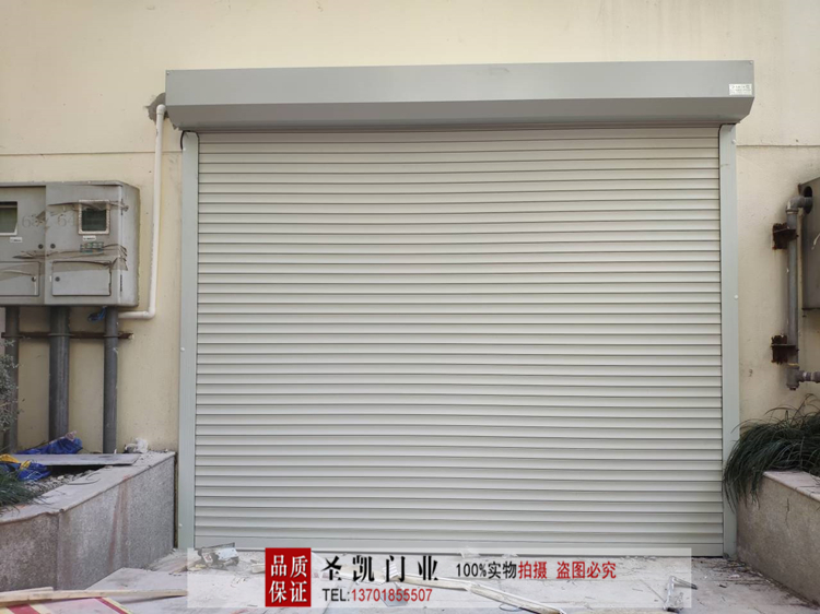 常州卷帘门定做安装电动遥控别墅车库门自动卷闸门商铺铝合金防盗(图15)