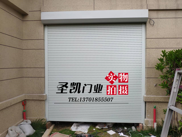 常州卷帘门定做安装电动遥控别墅车库门自动卷闸门商铺铝合金防盗(图14)