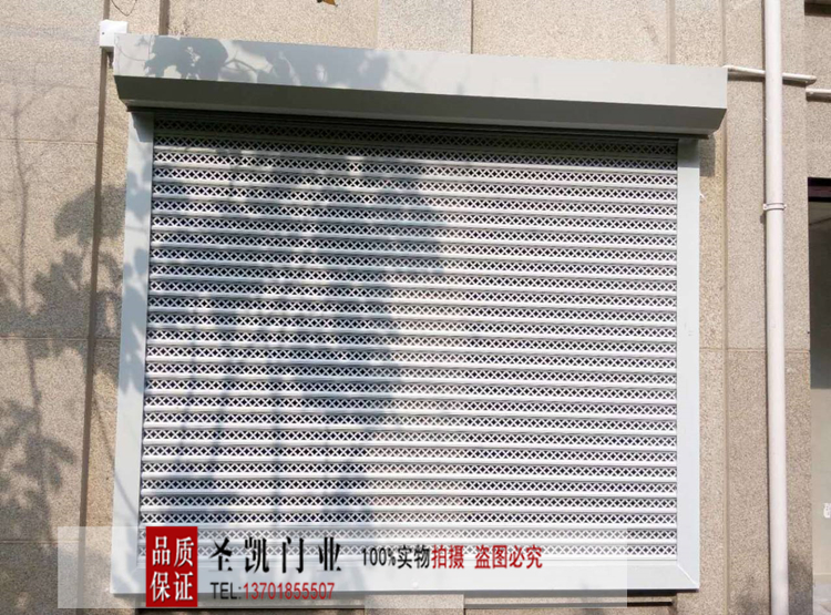 常州卷帘门定做安装电动遥控别墅车库门自动卷闸门商铺铝合金防盗(图16)