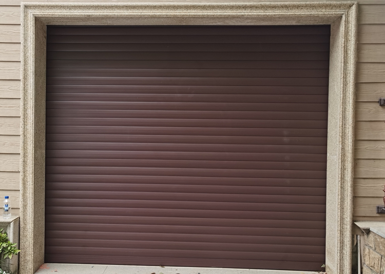 无锡卷帘门定做安装电动遥控车库门别墅家用铝合金商铺透明水晶门(图7)