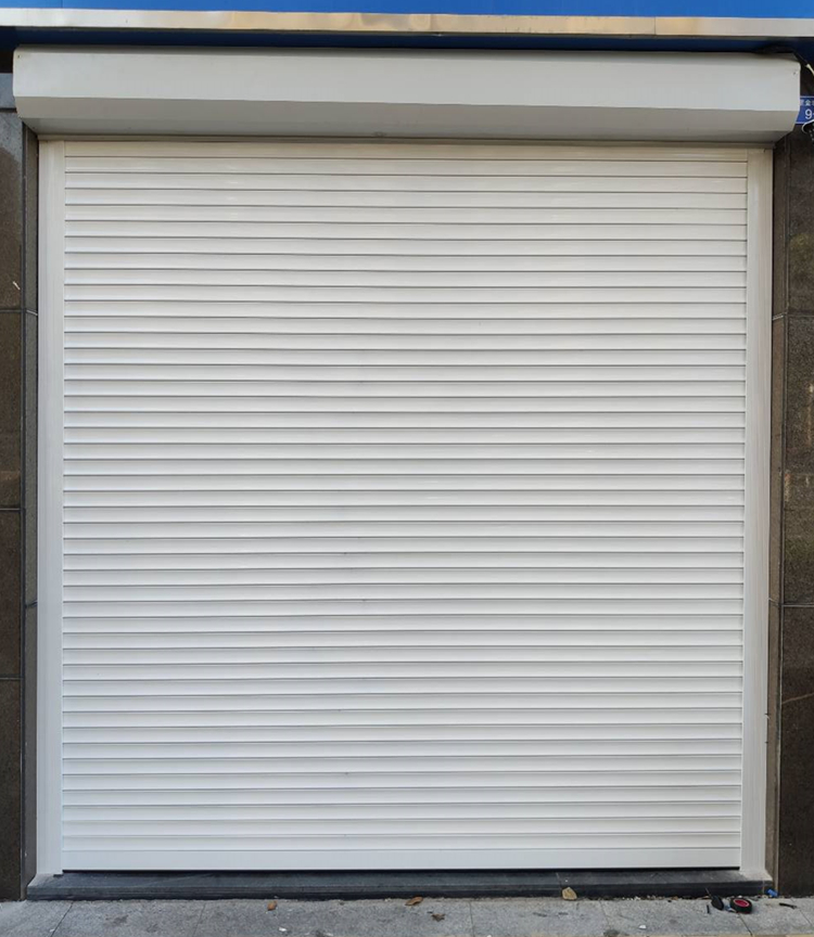 无锡卷帘门定做安装电动遥控车库门别墅家用铝合金商铺透明水晶门(图11)