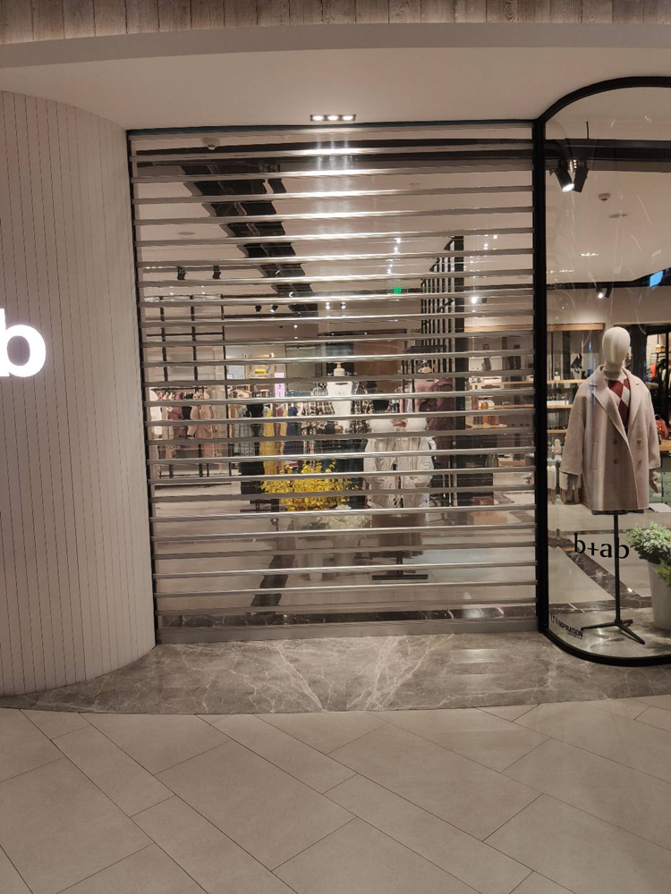 无锡卷帘门定做安装电动遥控车库门别墅家用铝合金商铺透明水晶门(图16)