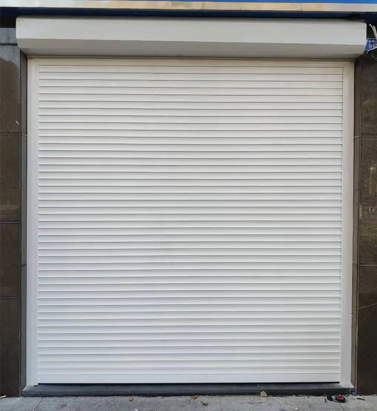 常州定制电动遥控卷帘门PVC快速门抗风门水晶门卷闸门高档车库门(图9)