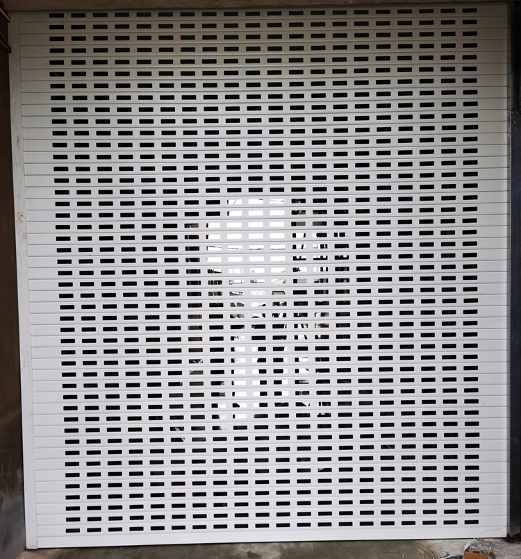 常州定制电动遥控卷帘门PVC快速门抗风门水晶门卷闸门高档车库门(图13)