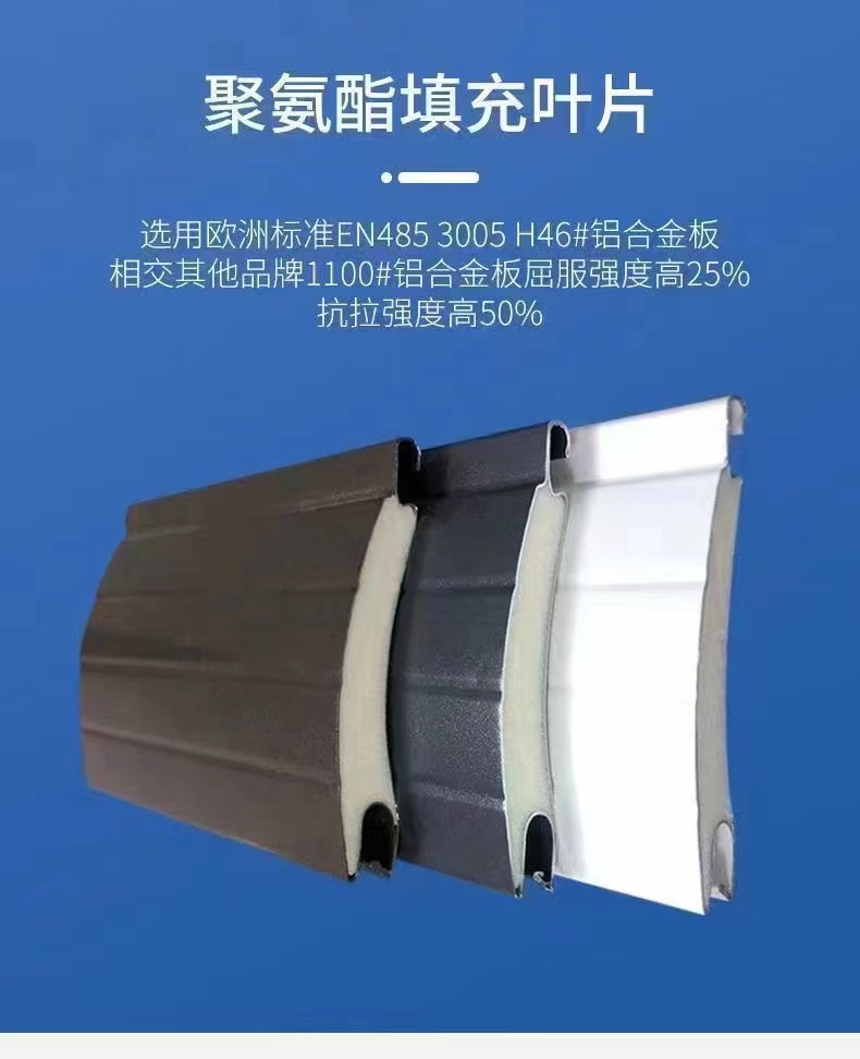 常州定制电动遥控卷帘门PVC快速门抗风门水晶门卷闸门高档车库门(图21)