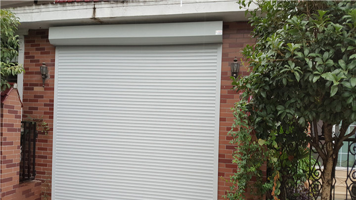 上海电动卷帘门遥控车库门自动铝合金门家用卷闸门商铺防盗门定做(图6)