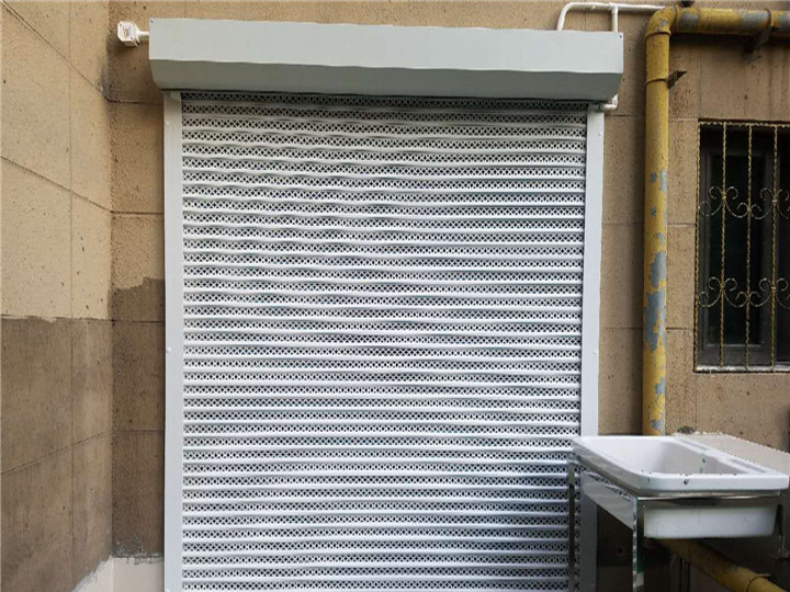 上海电动卷帘门遥控车库门自动铝合金门家用卷闸门商铺防盗门定做(图18)