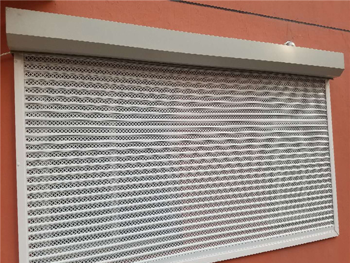 上海电动卷帘门遥控车库门自动铝合金门家用卷闸门商铺防盗门定做(图21)