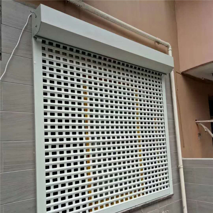 上海电动卷帘门遥控车库门自动铝合金门家用卷闸门商铺防盗门定做(图26)