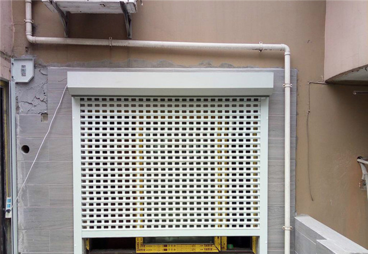 上海电动卷帘门遥控车库门自动铝合金门家用卷闸门商铺防盗门定做(图25)