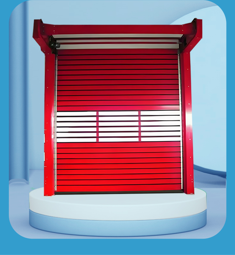 聚源净化快速门卷帘门硬质滚筒保温门地磁升降快速卷帘门(图14)