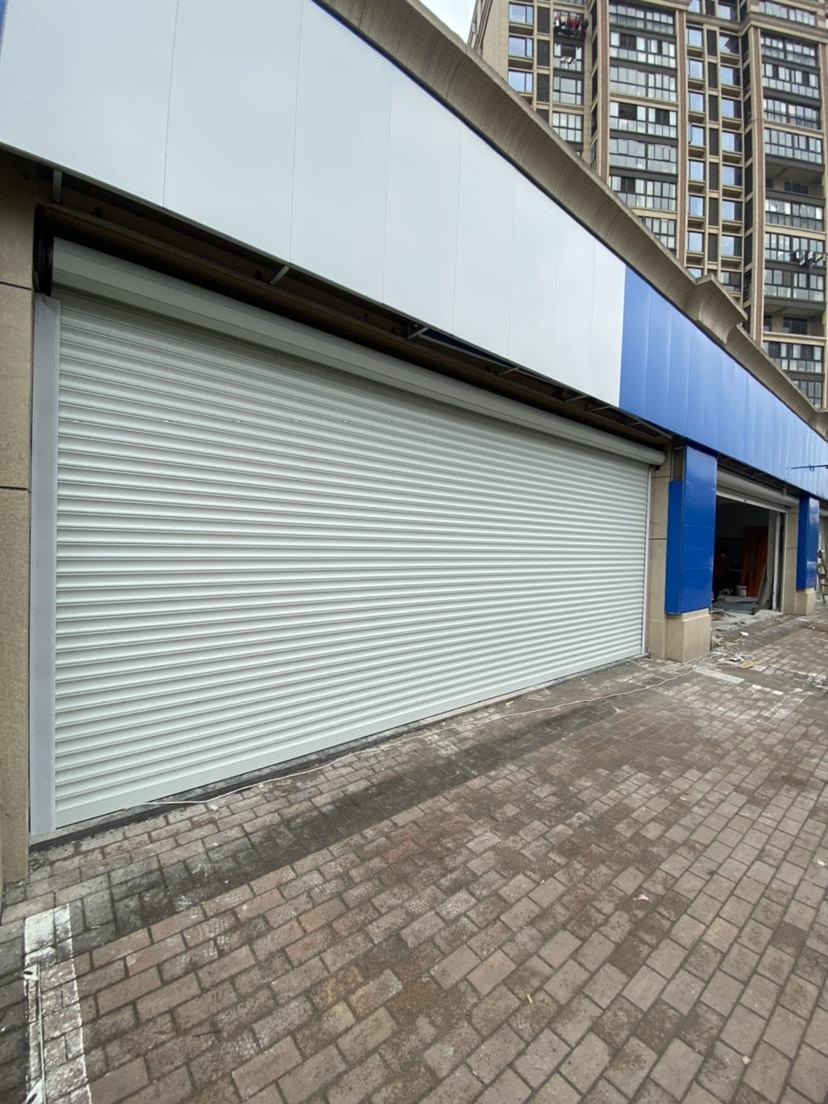 宁波卷帘门铝合金车库门自动卷帘门遥控电动车库门商铺卷帘门(图5)