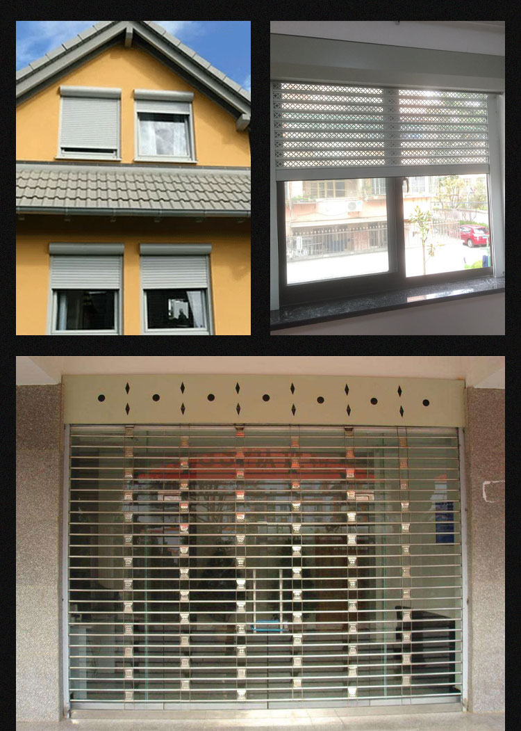 嘉兴南湖别墅车库卷帘门海宁商铺家用卷帘门嘉善平湖电动卷帘门(图9)