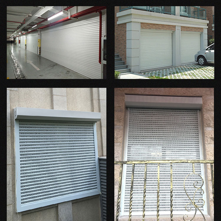 嘉兴南湖别墅车库卷帘门海宁商铺家用卷帘门嘉善平湖电动卷帘门(图8)