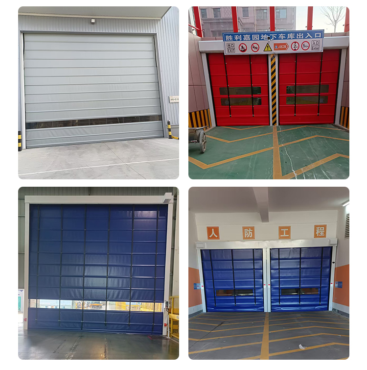 pvc快速卷帘门自动升降门无尘车间工业电动感应门堆积卷闸门定制(图24)