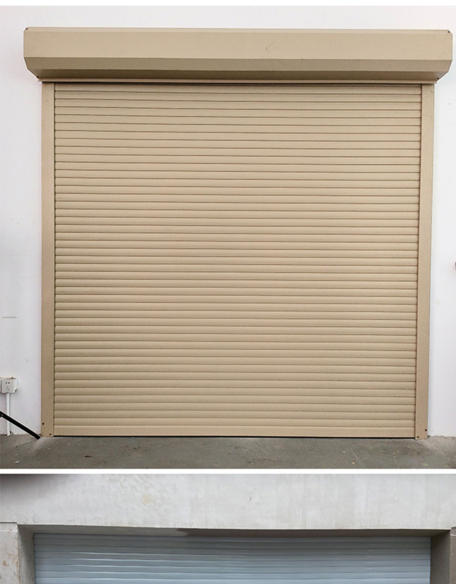 上海电动卷帘门铝合金门卷闸门车库门遥控别墅商铺欧式防盗门定做(图25)