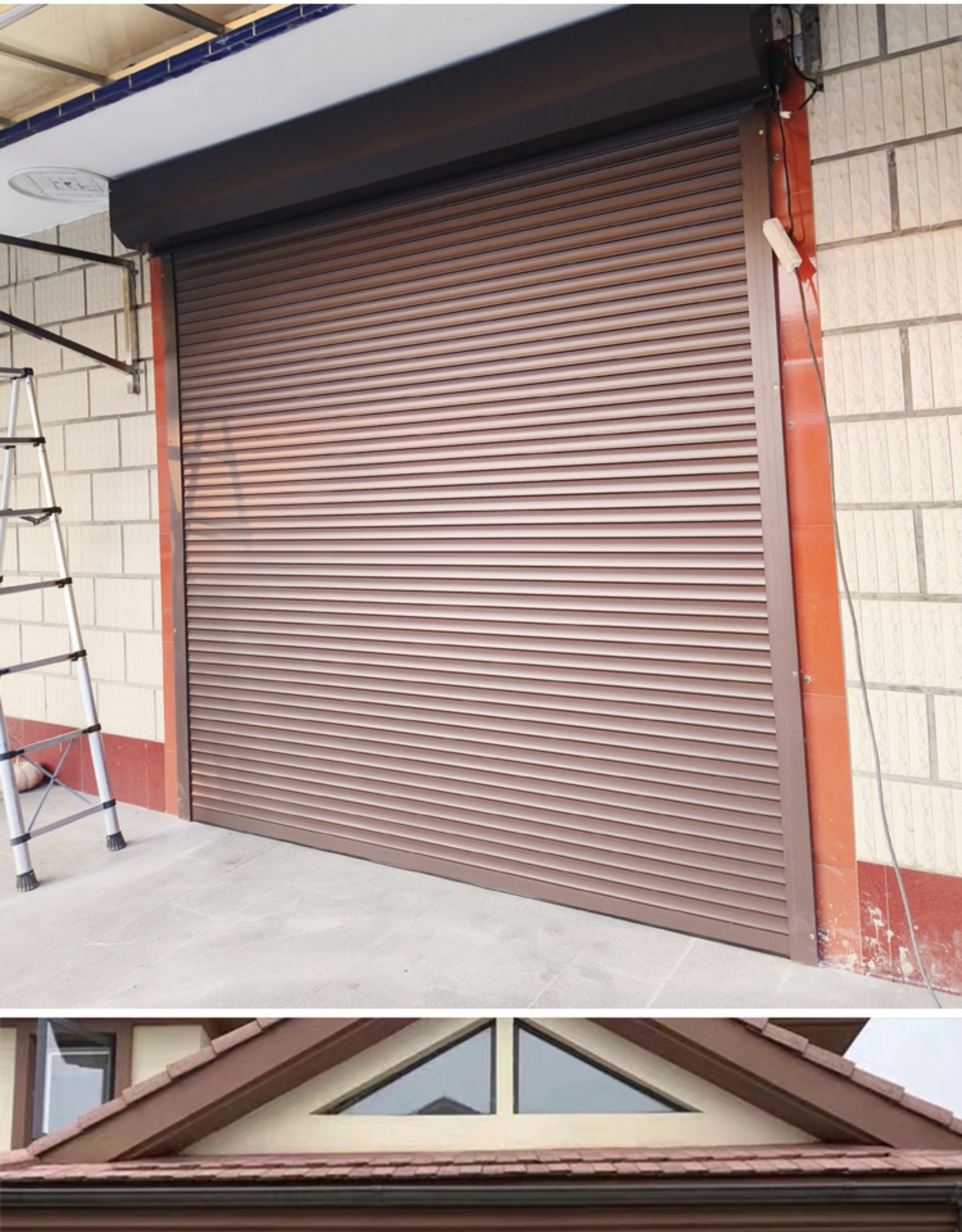 上海电动卷帘门铝合金门卷闸门车库门遥控别墅商铺欧式防盗门定做(图36)