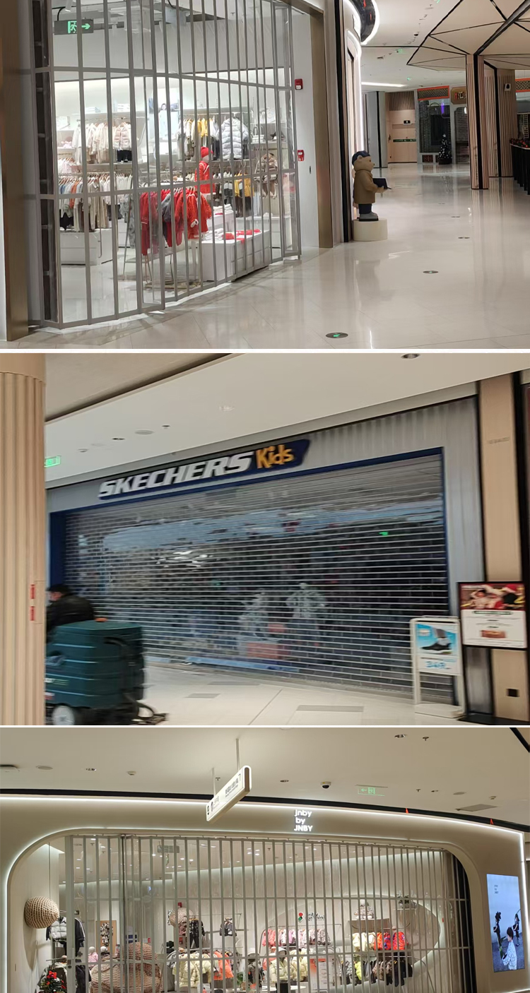 源头厂家卷帘门车库门铝合金电动门水晶折叠门上海卷帘门定做维修(图13)