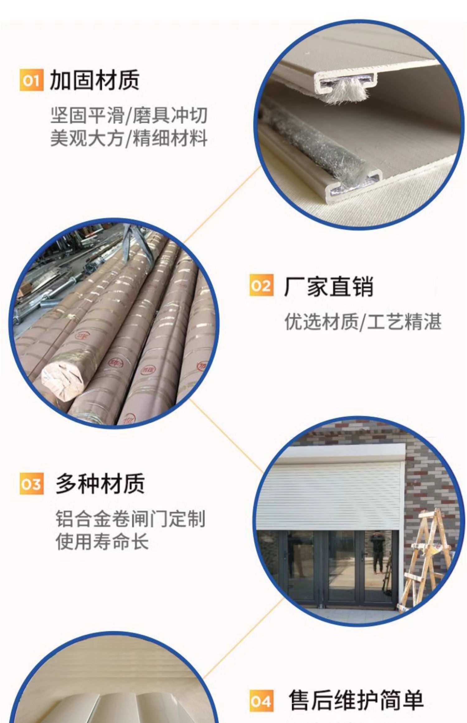 上海铝合金卷帘门电动静音家用商铺别墅车库门镂空欧式防盗卷闸门(图7)