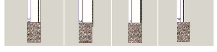 北京安装智能电动铝合金卷帘车库门别墅车库翻板快速门手动卷帘门(图6)