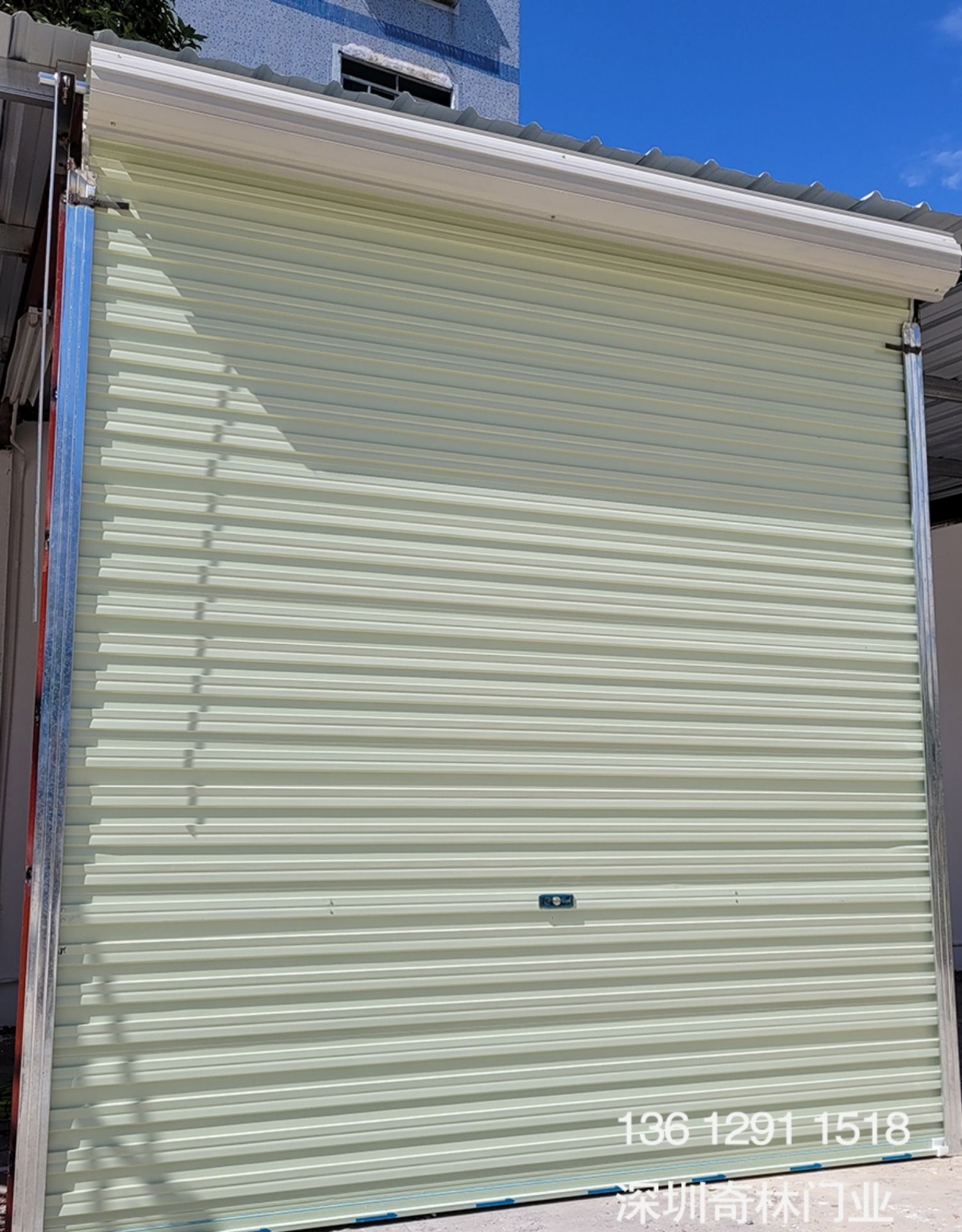 深圳卷闸门定做安装手动电动卷帘门彩钢无声不锈钢铝合金卷闸门(图6)