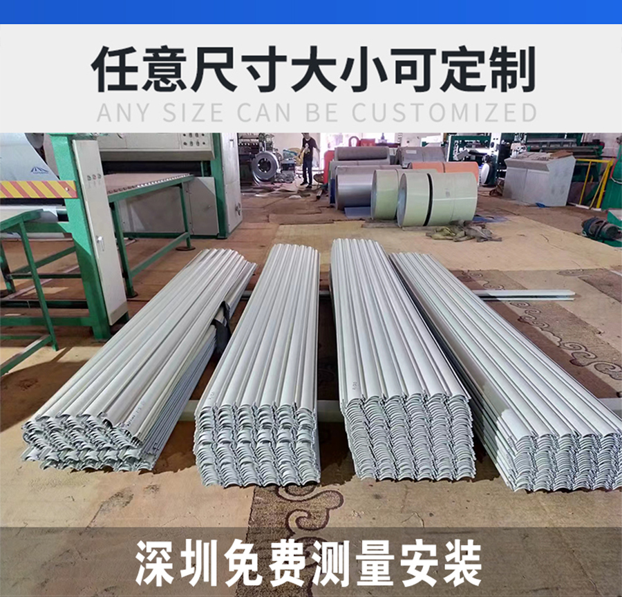 深圳卷闸门定做安装手动电动卷帘门彩钢无声不锈钢铝合金卷闸门(图13)