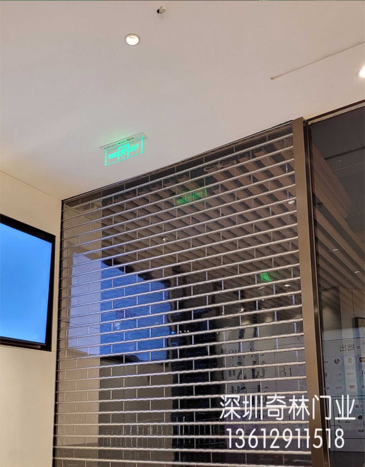 深圳卷闸门定做安装手动电动卷帘门彩钢无声不锈钢铝合金卷闸门(图22)