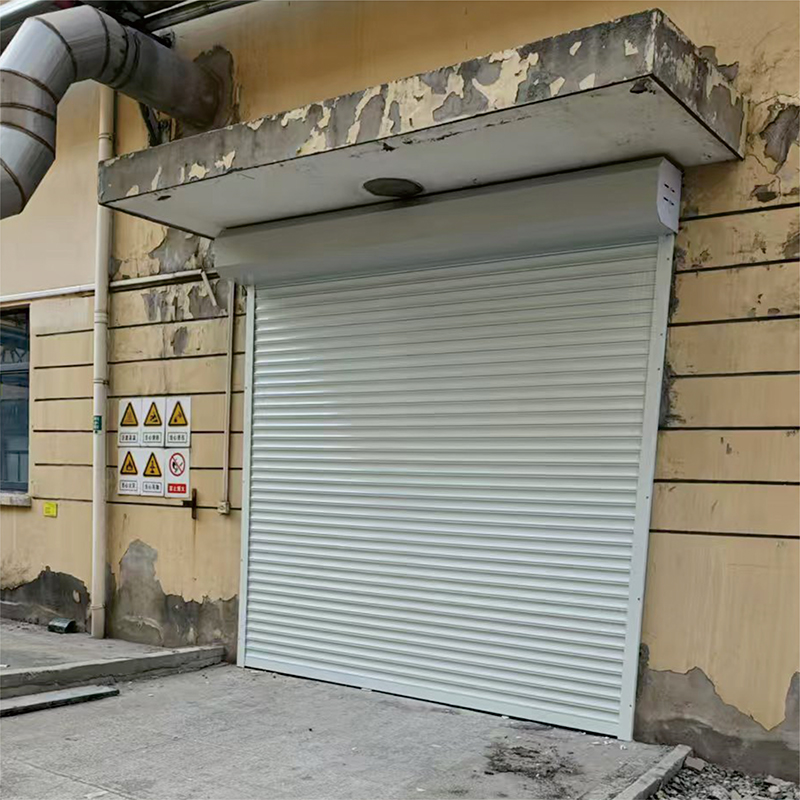定做铝合金电动卷帘门卷闸门车库门厂房抗风门手机wifi无线控制(图4)