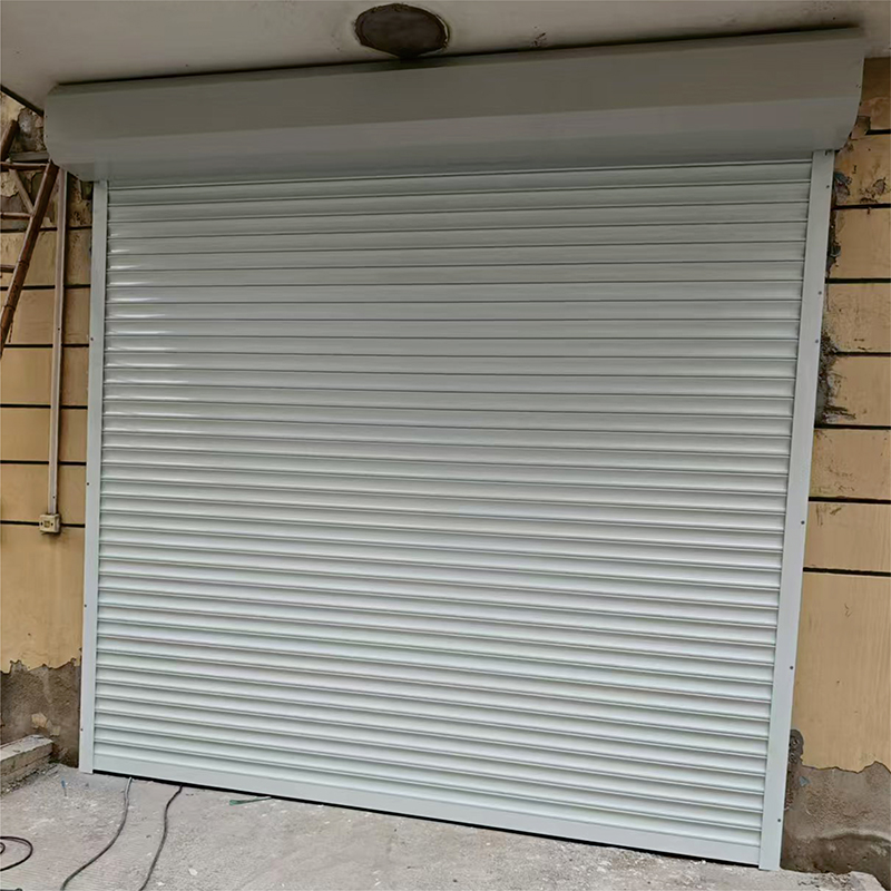 定做铝合金电动卷帘门卷闸门车库门厂房抗风门手机wifi无线控制(图3)