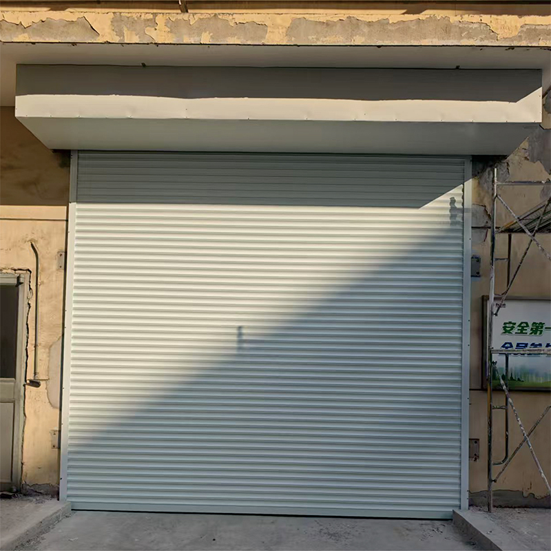 定做铝合金电动卷帘门卷闸门车库门厂房抗风门手机wifi无线控制(图7)