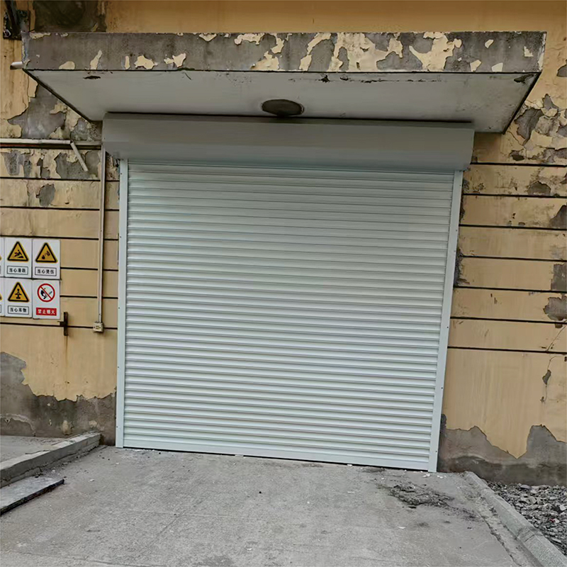 定做铝合金电动卷帘门卷闸门车库门厂房抗风门手机wifi无线控制(图6)
