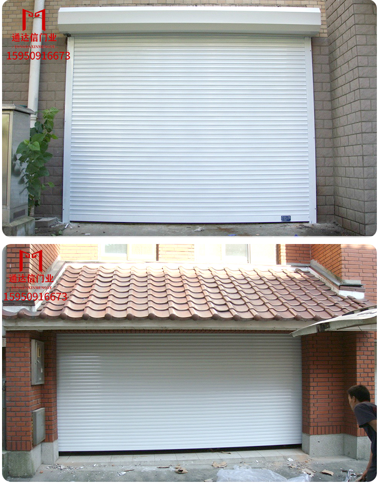 卷帘门电动卷帘门车库卷帘门车库铝合金卷帘门定制苏州昆山包安装(图11)