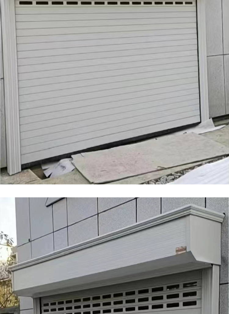 北京家用铝合金车库快速透明欧式卷闸商铺别墅防盗电动卷帘门全套(图14)