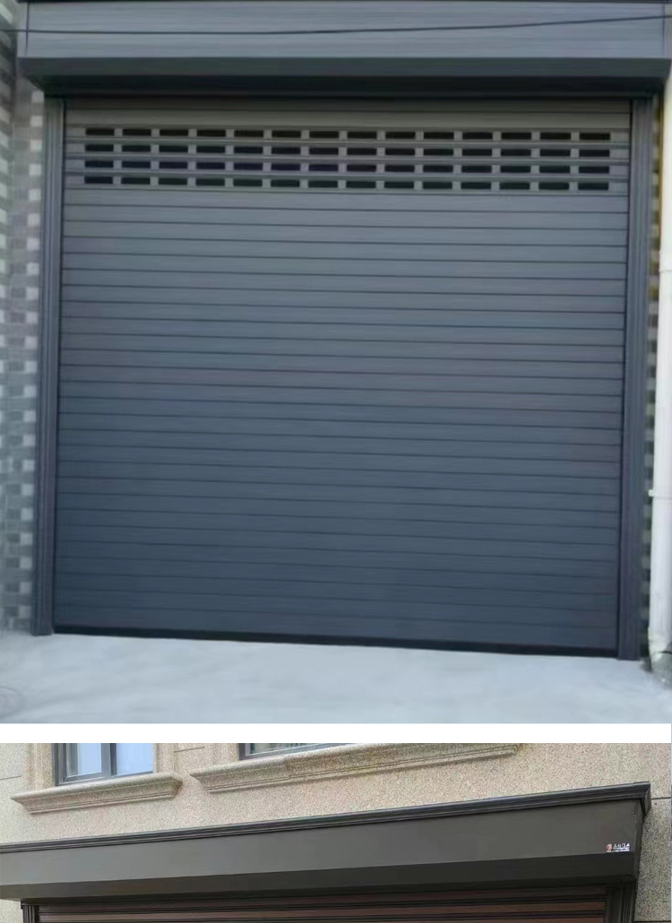 北京家用铝合金车库快速透明欧式卷闸商铺别墅防盗电动卷帘门全套(图17)